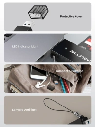 Кардридер CABLETIME CD41G (CT-ASD3-PB ) - USB 3.0, SD-адаптер, черный