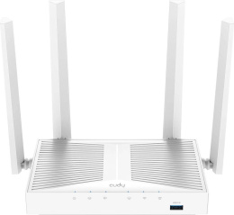 Wi-Fi роутер CUDY WR1300S, Wi-Fi 5, AC1200, 2.4/5ГГц, 4 LAN, белый