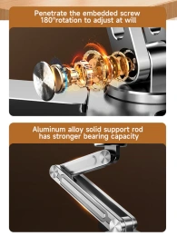 Подставка X CABLETIME CS16S (CT-LS07-AS) для ноутбука с вращением на 360°