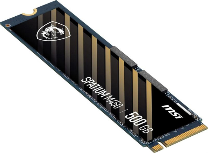 SSD жесткий диск PCIE 4.0 NVME M.2 500GB SPATIUM M450 500GB MSI S78-440K220-P83