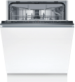 Посудомоечная машина Bosch SMV25EX02E (встраиваемая, загрузка на 13 комплектов посуды, электронное управление, 5 программ, 59.8x55x81.5 см, черный цвет, сушка: с теплообменником, индикация на полу: луч)