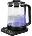 Чайник электрический Red Solution KG1330D 2л. 2000Вт прозрачный/черный корпус: стекло/пластик