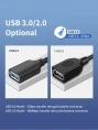 Удлинительный кабель CABLETIME CA14L (CT-AMAF2.0-PB2) 2 м, черный, ПВХ USB2.0 AM-AF