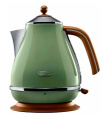 Чайник электрический DeLonghi KBOV2001.GR, 1.7л, металл/пластик