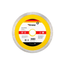 Диск алмазный отрезной сплошной (150x22.2x2x10 мм) KRANZ KR-90-0112