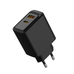 Rexant 18-2219 Сетевое зарядное устройство с портами USB-A и USB-C, 30Вт, черное