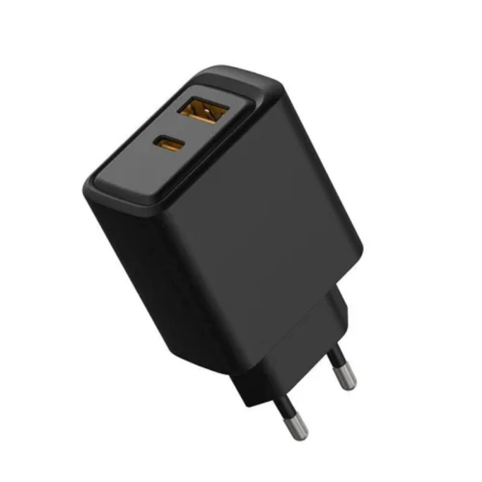 Rexant 18-2219 Сетевое зарядное устройство с портами USB-A и USB-C, 30Вт, черное