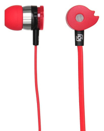 Наушники Oklick HS-S-210, 3.5 мм, внутриканальные, красный [d1r]