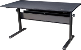 Стол игровой Thermaltake Level 20 GT BattleStation Gaming Desk (GD-LBS-BRHANX-01) (максимальная нагрузка: 100 кг, материал столешницы: МДФ, органайзер для проводов в столешнице, толщина столешницы: 30 мм, цвет: черный)