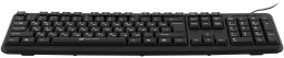 Клавиатура Оклик 180M черный USB (943626) кабель 1.6м