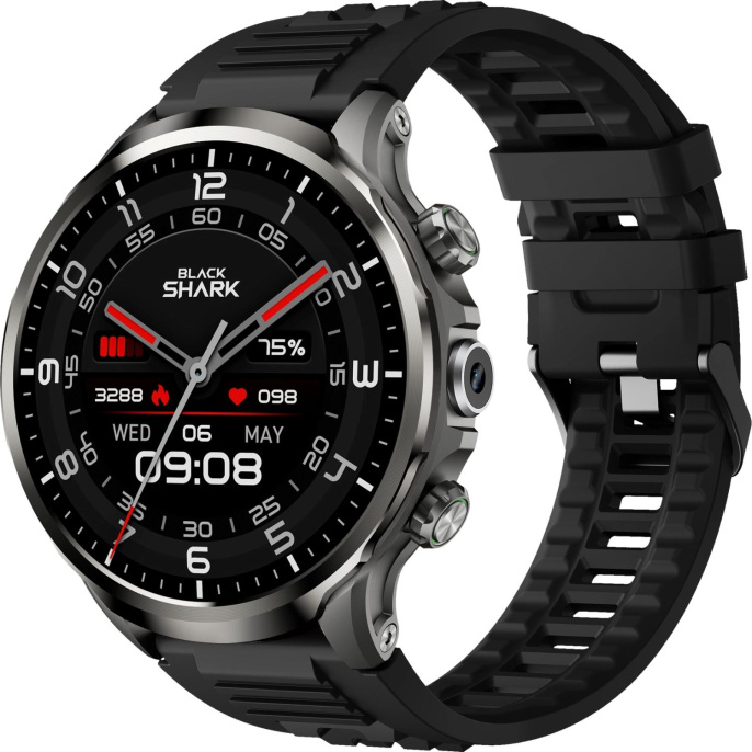 Смарт-часы BLACK SHARK BS-W2403 Watch X , 1.9", черный/черный [6977541630000]