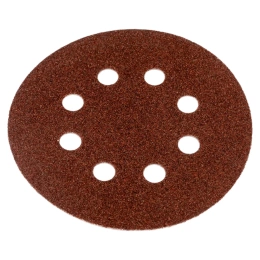 Круг шлифовальный на липучке по дереву/металлу 10 шт. (125 мм; P60; 8 отверстий) Gigant G-1017