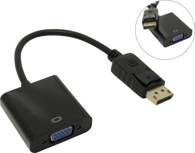 Кабель-адаптер KS-is KS-454 DisplayPort M -- VGA 15F