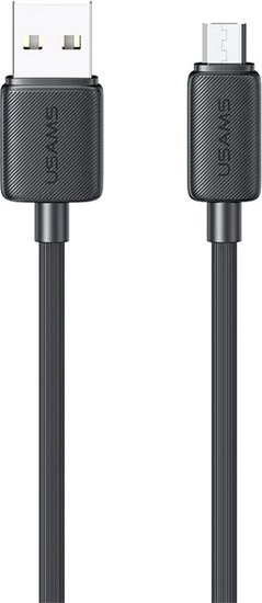 Кабель Usams US-SJ690 micro Striped Data Cable-KY Series 1m Черный (SJ690USB01)