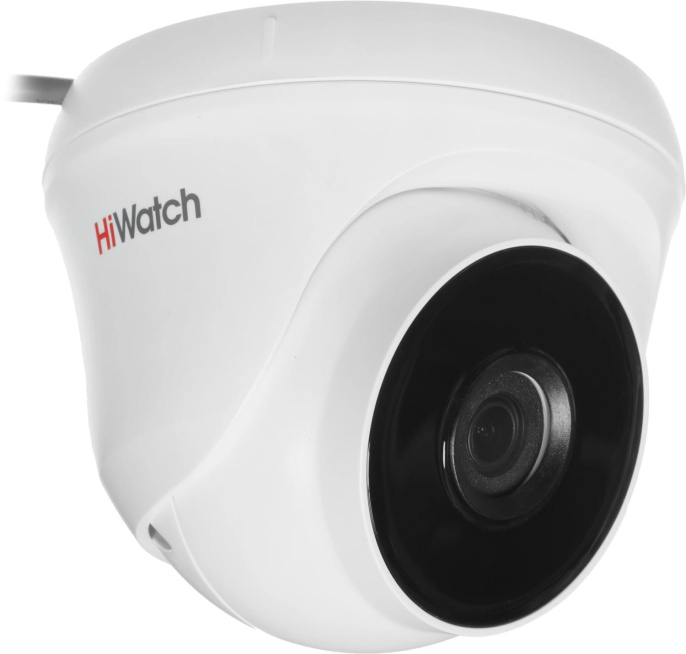 Камера видеонаблюдения аналоговая HiWatch DS-T233 3.6-3.6мм HD-TVI цв. корп.:белый DS-T233 3.6 MM