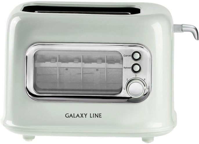 Тостер GALAXY LINE GL 2914, мятный [гл2914л]