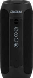 Колонка порт. Digma D-PS1510 черный 10W 2.0 BT 10м 1200mAh