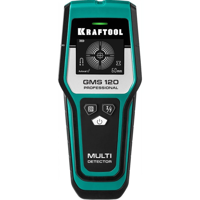 Детектор проводки Kraftool GMS 120, глубина до: 12см, с автокалибровкой [45298]