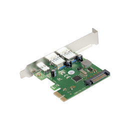 Контроллер ExeGate EXE-323 (PCI-E x1 v2.0, 2*USB3.0 ext. + 1*Type-C, разъем доп.питания, VIA Labs Chipset VL805) EX283719RUS