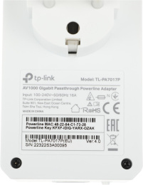Сетевой адаптер HomePlug AV TP-Link TL-PA7017P KIT AV1000 Gigabit Ethernet (упак.:2шт)