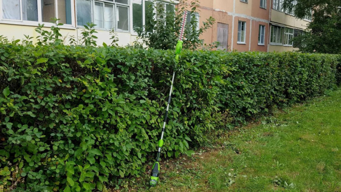 Greenworks Кусторез штанговый аккумуляторный Greenworks G40PHA, 40V, 51см, без АКБ и ЗУ [2300407]