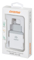 Сетевое зарядное устройство Digma DGWC-2U-3A-WG, 2xUSB-A, 15.5Вт, 3.1A, белый