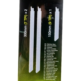 Набор полотен для сабельной пилы 3 шт. Ryobi RAK03SSRB 5132002680