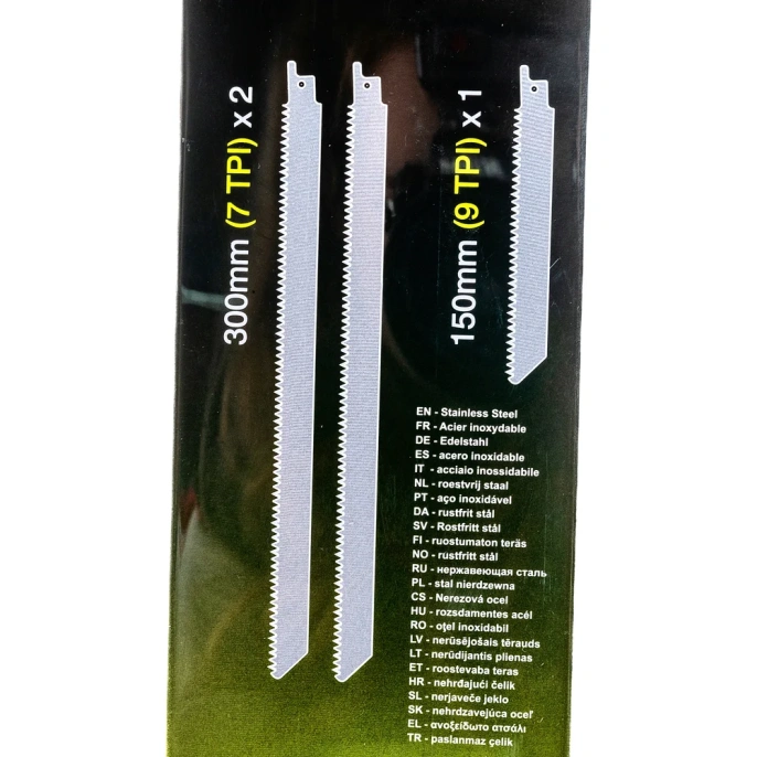 Набор полотен для сабельной пилы 3 шт. Ryobi RAK03SSRB 5132002680