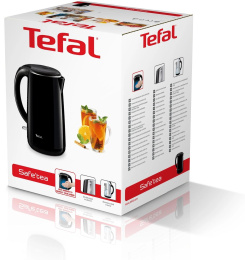 Чайник электрический Tefal KO260830 1.7л. 1800Вт черный корпус: пластик (7211002465)