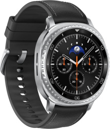 Смарт-часы Samsung Galaxy Watch 8 Classic LTE 46мм,  1.34",  с SIM,  черный/серебристый