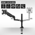 Кронштейн для монитора 13"-34" настольный ExeGate EDM1-3410-02G EX300163RUS (газовая пружина, VESA 75x75, 100x100, макс.нагрузка 10 кг, наклон -90°/+90°, поворот -90°/+90°, вращение 360°, 2 способа крепления: сквозное и струбцина, цвет черный)