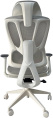 Кресло Cactus CS-CHR-MC02GY, сетка, до 120кг, топ-ган люкс, регулируемые 2D подлокотники,  серый