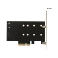Переходник ExeGate EXE-509 M.2 B key - SATA + M.2 M Key - PCI-E x4, для установки SSD M.2 B key и M key в слот PCI-E EX283713RUS