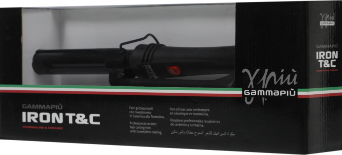 Щипцы для завивки GAMMA PIU Iron Ready T&C HI-NA1125, черный [405-25]