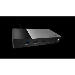 док-станция MSI USB-C Docking Station Gen 2 / 1xType-C USB3.2Gen2/DP /1xType-C USB3.2Gen2/2xType-A USB3.2Gen2/1xType-A USB2.0/1xHDMI2.1/1xDP/1xRJ45/1xComboJack/150W adapter 957-1P151E-023