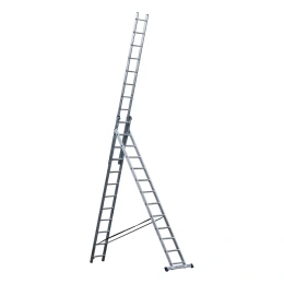 Лестница трехсекционная STAIRS универсальная 12 ступеней AL312
