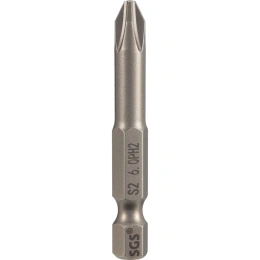 Бита PH2, 50 мм, S2 SGS 6350-6.0-PH2