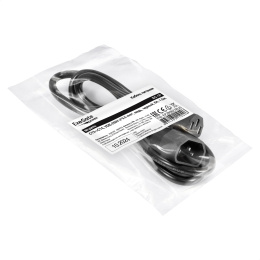 Кабель питания ExeGate Power EC-1P-C13- C14/3x0.5Cu IEC 320 C13 - IEC 320 C14, VDE-250V-3*0.5 mm2, медь, черный, 6A, 1м EP280621RUS