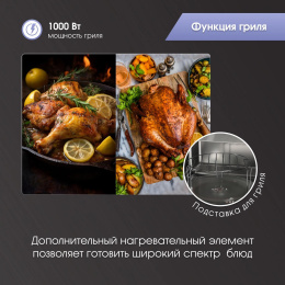 Встраиваемая микроволновая печь ZIGMUND & SHTAIN BMO 15.252 B, 25л, 900Вт, черный