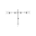 Кронштейн для мониторов Cactus CS-VM-D29-AL, до 27", до 8кг, настольный, поворот и наклон, серебристый