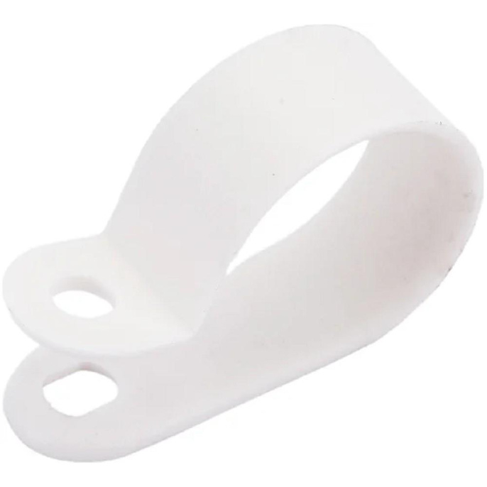 Rexant 07-4420 Скоба под винт 20мм, белая 50 шт/уп