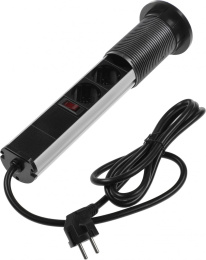 Сетевой разветвитель Premier 3R USB 1.8м (3 розетки) серый (коробка)