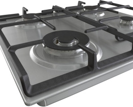 Газовая варочная панель Gorenje GW641EX, 4 конфорки, нержавеющая сталь, серебристый