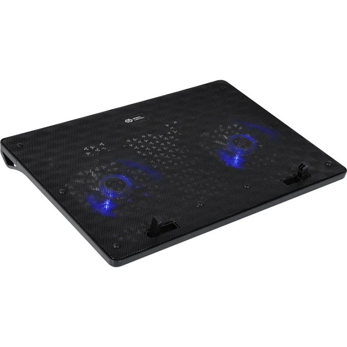 Подставка для ноутбука DIGMA D-NCP156-2 15.6 дюйма 360x260x27 мм 2xUSB 2x120 мм FAN 650 г черный 1445168