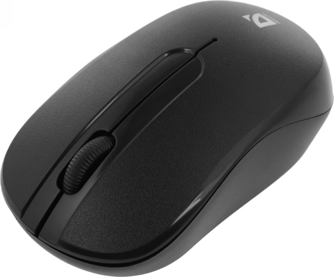 Мышь беспроводная Defender Hit MM-495, радио, оптическая, USB, 1600dpi, черный [52495]