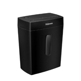 Шредер Fellowes PowerShred Р-42С черный (секр.P-4) фрагменты 8лист. 15лтр. скрепки скобы пл.карты
