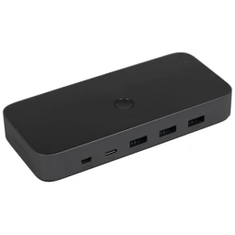 Переключатель UGREEN CM664 15707 Switcher HDMI2.0 KVM 4K60Hz. Цвет: серый космос/черный