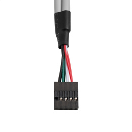 Планка портов в корпус 2xUSB2.0 ExeGate BrctUSB2-2A (USB 2.0 9pin (IDC 9pin F) --> 2x USB 2.0 Af, кабель 20см) EX298294RUS