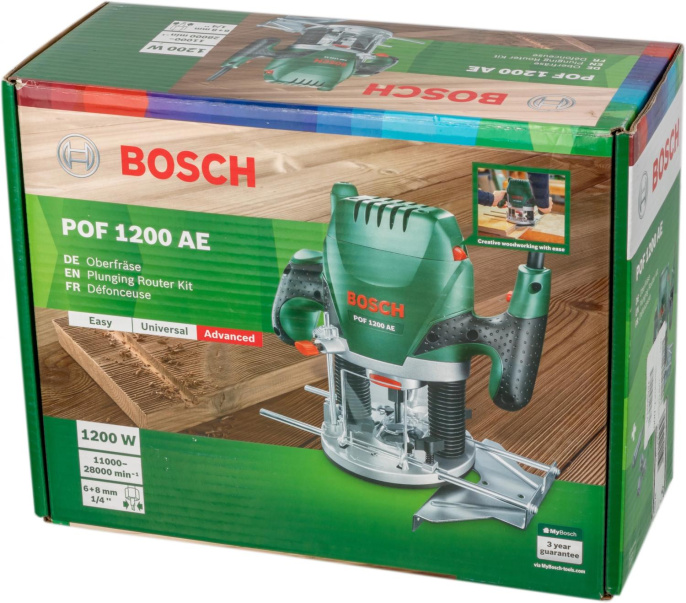 Фрезер Bosch POF1200 AE 1200Вт 28000об/мин макс.ход:55мм