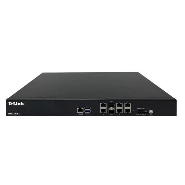 Маршрутизатор D-Link Сервисный маршрутизатор для корпоративных сетей, 8-ядерный процессор, 6x1000Base-T WAN/LAN, 2x10GBase-X SFP+ WAN/LAN, 2xUSB, консольный порт RJ-45, 3G/LTE DSA-2308X/A2A